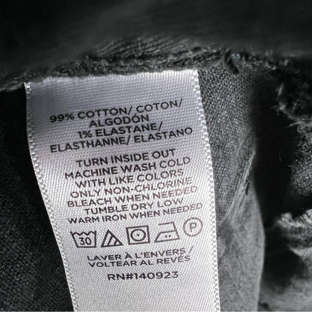 NWT Loft Women's The Skim High Rise Jean Light Black Size 26 - Picture 8 of 9